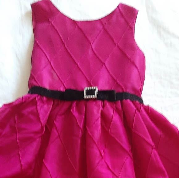 Super beautiful taffeta fushia girly dress - Picture 2 of 9